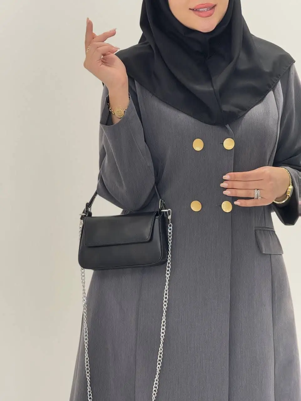 3583-مانتو شلوار اداری فیونا